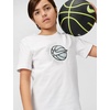 Nike Unisex Big Kids’ Club Basketball T-Shirt – Boys and Girls(White)