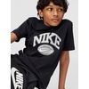 Nike Unisex Big Kids’ Club Football T-Shirt – Boys and Girls(Black)