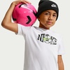 Nike Unisex Big Kids’ Club Soccer T-Shirt – Boys and Girls(White)