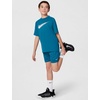 Nike Unisex Big Kids’ Multi Dri-FIT Mesh Shorts – Boys and Girls(Green Abyss/White)