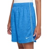 Nike Unisex Big Kids’ Multi Dri-FIT Mesh Shorts – Boys and Girls(Light Photo Blue/Football Blue/White/(Hthr))
