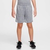 Nike Unisex Big Kids’ Multi Dri-FIT Mesh Shorts – Boys and Girls(Smoke Grey/Photon Dust/Smoke Grey/White/(Hthr))