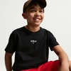 Nike Unisex Big Kids’ Sportswear Club Blur T-Shirt – Boys and Girls(Black)