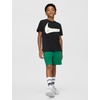 Nike Unisex Big Kids’ Sportswear Club Energy T-Shirt (Large Swoosh Logo) – Boys and Girls(Black)