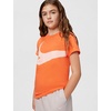 Nike Unisex Big Kids’ Sportswear Club Energy T-Shirt (Large Swoosh Logo) – Boys and Girls(Turf Orange)
