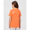 Nike Unisex Big Kids’ Sportswear Club Energy T-Shirt (Large Swoosh Logo) – Boys and Girls(Turf Orange)
