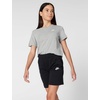 Nike Unisex Big Kids’ Sportswear Club Fleece French Terry Shorts – Boys and Girls(Black/White)