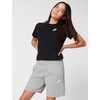 Nike Unisex Big Kids’ Sportswear Club Fleece French Terry Shorts – Boys and Girls(Dark Grey Heather)