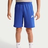 Nike Unisex Big Kids’ Sportswear Club Fleece French Terry Shorts – Boys and Girls(Game Royal/White)