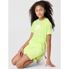 Nike Unisex Big Kids’ Sportswear Club Fleece French Terry Shorts – Boys and Girls(Light Liquid Lime/White)