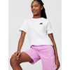 Nike Unisex Big Kids’ Sportswear Club Fleece French Terry Shorts – Boys and Girls(Light Magenta/White)