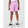 Nike Unisex Big Kids’ Sportswear Club Fleece French Terry Shorts – Boys and Girls(Light Magenta/White)