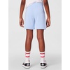 Nike Unisex Big Kids’ Sportswear Club Fleece French Terry Shorts – Boys and Girls(Royal Tint/Light Crimson)