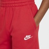 Nike Unisex Big Kids’ Sportswear Club Fleece French Terry Shorts – Boys and Girls(University Red/White)