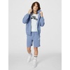 Nike Unisex Big Kids’ Sportswear Club Fleece French Terry Shorts – Boys and Girls(World Indigo/White)
