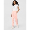 Nike Unisex Big Kids’ Sportswear Club Fleece Loose Pants – Boys and Girls(Arctic Orange/Arctic Orange/White)