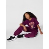 Nike Unisex Big Kids’ Sportswear Club Fleece Loose Pants – Boys and Girls(Bordeaux/Bordeaux/White)