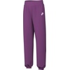 Nike Unisex Big Kids’ Sportswear Club Fleece Loose Pants – Boys and Girls(Hot Fuchsia/Hot Fuchsia/White)