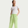 Nike Unisex Big Kids’ Sportswear Club Fleece Loose Pants – Boys and Girls(Light Liquid Lime/Light Liquid Lime/White)