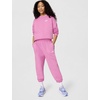 Nike Unisex Big Kids’ Sportswear Club Fleece Loose Pants – Boys and Girls(Light Magenta/Light Magenta/White)