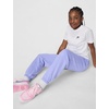 Nike Unisex Big Kids’ Sportswear Club Fleece Loose Pants – Boys and Girls(Light Thistle/Light Thistle/White)