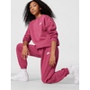 Nike Unisex Big Kids’ Sportswear Club Fleece Loose Pants – Boys and Girls(Sweet Beet/Sweet Beet/White)