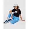 Nike Unisex Big Kids’ Sportswear Club Fleece Loose Pants – Boys and Girls(University Blue/University Blue/White)