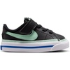 Nike Unisex Kids’ Court Legacy Shoes – Boys Girls Toddlers & Baby Sneakers(Black/Arctic Green-white-game Royal)