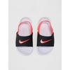 Nike Unisex Kids’ Kawa Slides – Boys Girls Toddlers & Baby Sandals(Black/Bright Crimson/White)