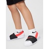 Nike Unisex Kids’ Kawa Slides – Boys Girls Toddlers & Baby Sandals(Black/Bright Crimson/White)