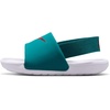 Nike Unisex Kids’ Kawa Slides – Boys Girls Toddlers & Baby Sandals(Energy/Tropical Pink-bright Spruce-white)