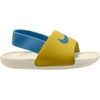 Nike Unisex Kids’ Kawa Slides – Boys Girls Toddlers & Baby Sandals(Saffron Quartz/Dutch Blue/Sail)