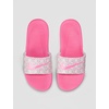 Nike Unisex Kids’ Kawa Slides – Boys Girls Toddlers & Baby Sandals(Sail/Pink Glow/Steam)