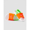 Nike Unisex Kids’ Kawa Slides – Boys Girls Toddlers & Baby Sandals(Total Orange/Hyper Pink/Green Strike)
