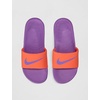 Nike Unisex Kids’ Kawa Slides – Boys Girls Toddlers & Baby Sandals(Turf Orange/Bright Violet/Blue Tint)