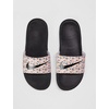 Nike Unisex Kids’ Kawa Slides – Boys Girls Toddlers & Baby Sandals(White/Black/Total Orange)