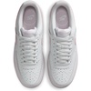 Nike Women’s Court Vision Low Suede Shoes(Off White/Bleached Lilac)