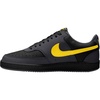 Nike Men’s Court Vision Low Nubuck Shoes(Dark Smoke Grey/Chrome Yellow-black)