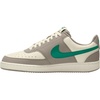 Nike Men’s Court Vision Low Nubuck Shoes(Sail/Emerald Green-cream II)