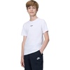 Nike Unisex Big Kids’ Sportswear Club Blur T-Shirt – Boys and Girls(White)