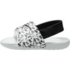 Nike Unisex Kids’ Kawa Slides – Boys Girls Toddlers & Baby Sandals(Off White/Black-camo Green-white)