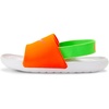 Nike Unisex Kids’ Kawa Slides – Boys Girls Toddlers & Baby Sandals(Total Orange/Hyper Pink/Green Strike)