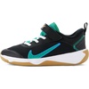 Nike Unisex Kids’ Multi-Court Shoes – Boys and Girls Sneakers(Black/Clear Emerald/Blue Crystal)