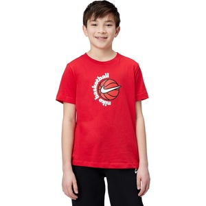 Nike Unisex Big Kids’ Club Basketball T-Shirt – Boys and Girls(University Red)
