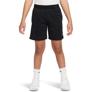 Nike Unisex Big Kids’ Multi Dri-FIT Mesh Shorts – Boys and Girls(Black/Black/Black/White/(Hthr))