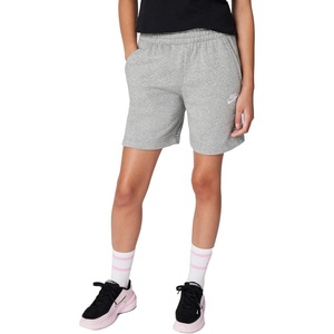 Nike Unisex Big Kids’ Sportswear Club Fleece French Terry Shorts – Boys and Girls(Dark Grey Heather)