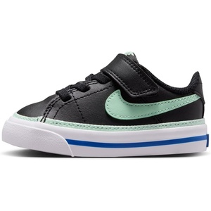 Nike Unisex Kids’ Court Legacy Shoes – Boys Girls Toddlers & Baby Sneakers(Black/Arctic Green-white-game Royal)