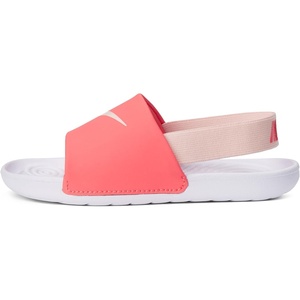 Nike Unisex Kids’ Kawa Slides – Boys Girls Toddlers & Baby Sandals(Magic Ember/Echo Pink/White)