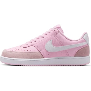 Nike Women’s Court Vision Low Suede Shoes(Pink Foam/White)