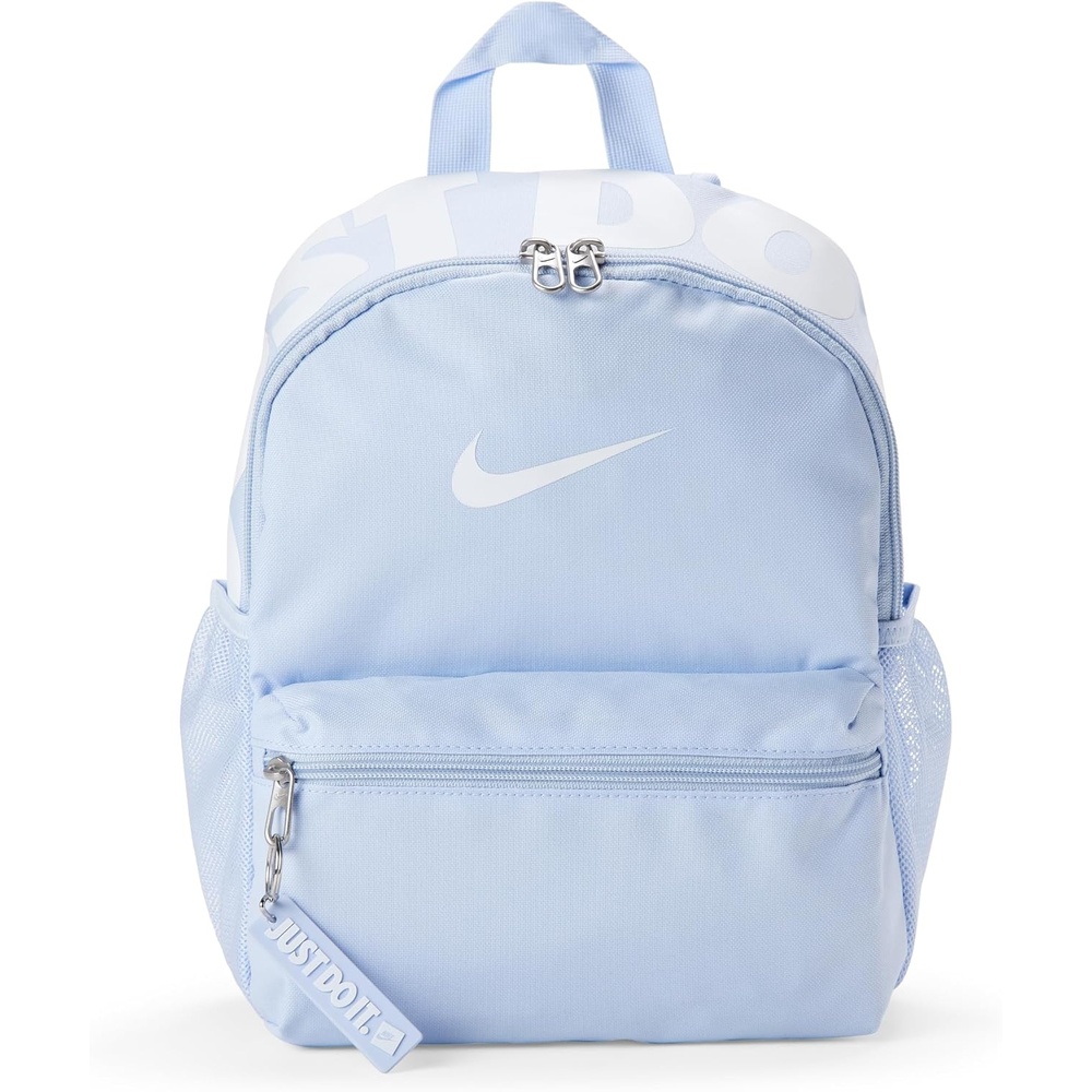 image:imageNike Unisex Kids Classics Brasilia Just Do It Mini Backpack 11L Boys and GirlsHydrogen BlueHydrogen BlueWhite